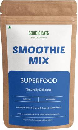 GOODIO EATS Smoothie Mix - Superfood | Cocoa, Dates and Chia Seeds | Healthy Smoothie Nutrition Drink