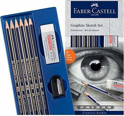 FABER-CASTELL Gold Faber Sketch Set Hexagonal Shaped Color Pencils