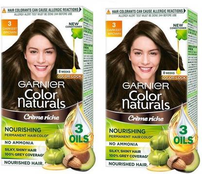 GARNIER Color Naturals Creme Riche , DARKEST BROWN