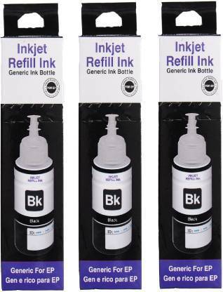 GPN PRINT Refill Ink for Use in / Epson L455 Multi-Function Printer -Black - 70 ML Pac Black Ink Bottle