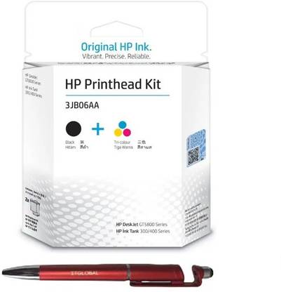ITGlobal Present`S Hp GT 51/52 Print Head Black + Tri Color Combo Pack Ink Cartridge