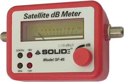 DUMDAAR SF- 45 & 48 Analogue Satellite Signal Finder DB Meter For Full HD DTH Network Setting Satellite Finder For All DTH Cable TVS Non-magnetic Electronic Level (8 cm) Non-magnetic Electronic Level