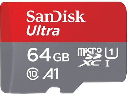 Micromax Sandisk Memory card 64 GB MicroSDXC Class 10 120 MB/s  Memory Card