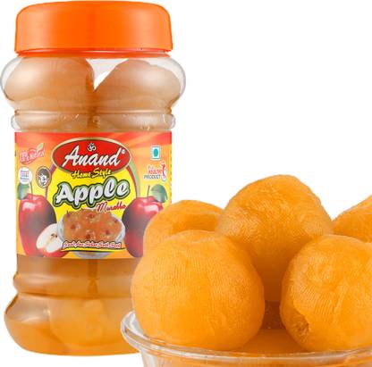 ANAND Home Made Apple Murabba with Less Sugar Syrup and Chhandi Varak (Apple Chandi Murabba, 800 Grams) Apple Murabba