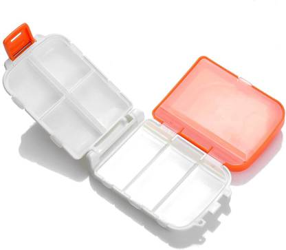 SHREETA Pill Case with 8 Compartments,Travel Pill Organizer Moisture Proof Small Pill Box for Pocket Purse Daily Pill Case Portable Medicine Vitamin Holder Container Pill Case with 8 Compartments,Travel Pill Organizer Moisture Proof Small Pill Box for Pocket Purse Daily Pill Case Portable Medicine Vitamin Holder Container Pill Box