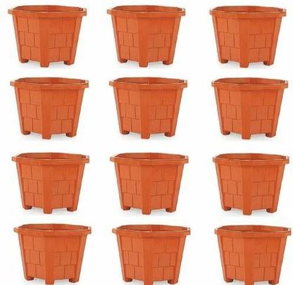 GreenLove SMALL SIZE 6 INCHES HEIGHT Plant Containers for SMALL PLANTS Plant Container Set