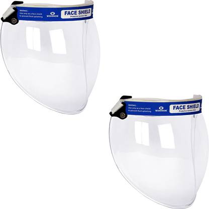 Windsor Bubble Face Shield With Elastic (Pack of 2) Safety Visor