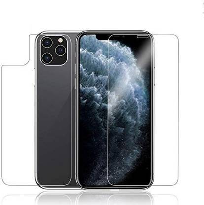 ELEF Front and Back Screen Guard for Apple iPhone 11 Pro Max Front and Back Both Flexible Impossible Fiber Glass (Not Tempered Glass)