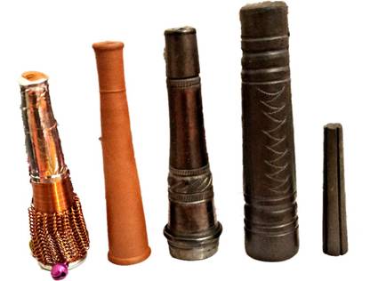 RKD Enterprises Terracotta Chillum with Combo Black, Brown Terracotta Surahi