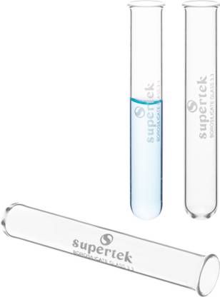 Supertek 8 ml Rimmed Borosilicate Glass Test Tube