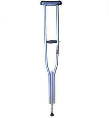 KENKO mobility Height Adjustable Pcs Ultralight Underarm Crutch Axillary ,Length 114 136CM Walking Stick
