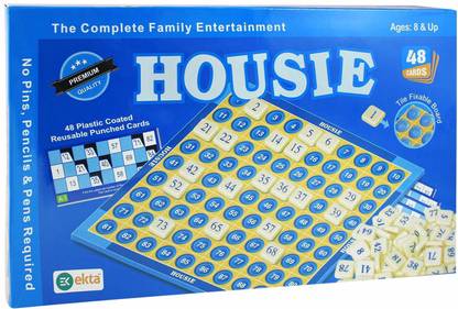 Ekta Housie Party & Fun Games Board Game - Housie . shop for Ekta