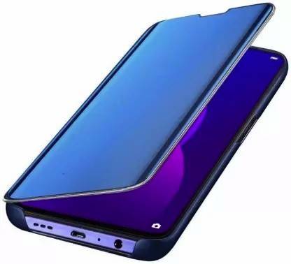 Avianna Flip Cover for Samsung Galaxy A31/A51 Mirror Flip Stand Case Clear View Window Smart Hold Case Cover