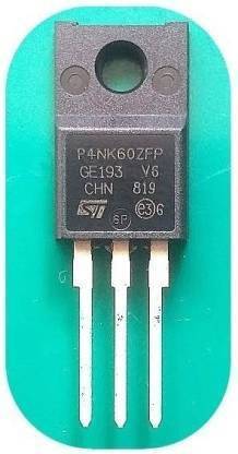RTstore 1 PCS OF 
P4NK60ZFP,4N60, N-CHANNEL MOSFET,4A,600V,TO-220 Electronic Components Electronic Hobby Kit