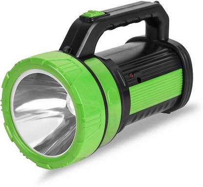 FIRSTLIKE Premium Quality 50 Watt Long Range Search Kisan Torch With 2 Side Tube Emergency Light Rechargeable 8 hrs Torch Emergency Light