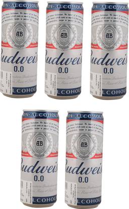 Budweiser Non Alcoholic Beer330ml (Pack of 5) Energy Drink