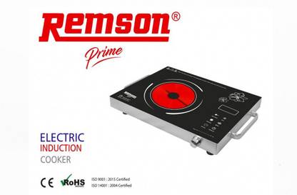 Remson 2000 W Induction Cooktop Jog Dial, Touch Panel