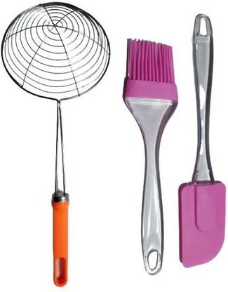THEBULL SPATULA+PURI CHALNI COMBO Kitchen Tool Set