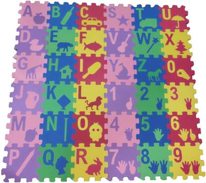 NOH Alphabets Floor with Animals picture Mat for Kids Learning, number ...