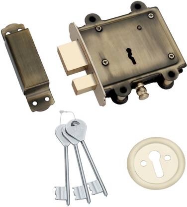अफोनलॉक Main Door Lock with 3 Keys| 8 LEVER | Heavy Deadbolt ताला