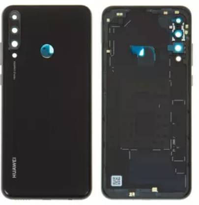 imbi Huawei Huawei Y6p (MED-LX9, MED-LX9N) With Network Antenna, on off Switch, Volume Switch and Camera Glass Back Panel