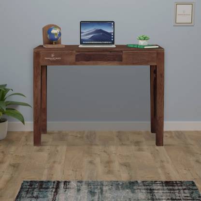 PLATINUM WOOD DECOR Solid Wood Taper Study Table for Home/Office/Work from Home, Easy To Assemble Solid Wood Office Table