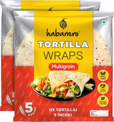 habanero Multigrain tortilla wraps pack of 2 660 g