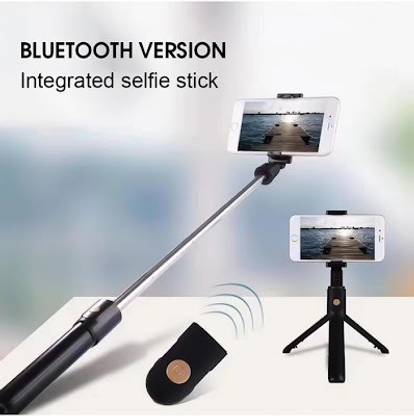 Black Camel K07 Selfie Stick Integrated Tripod BT 4.0 Wireless Selfie Stick Mini Portable Extendable Selfie Stick Tripod Tripod