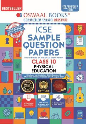 Oswaal ICSE Sample Question Papers Class 10 Physical education (For Semester-1, Nov-Dec 2021 Exam)