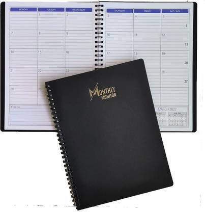 Modaro 2022 Monthly Planner Daily Planner Monitor Planning Pad Appointment Book Personal Organizer, 15 Months Dated Planner (January 2022 to March 2023) with 2022 Calendar B5 Planner/Organizer Ruled 22 Pages