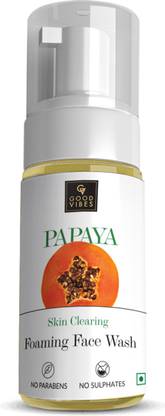 GOOD VIBES Skin Clearing Foaming  - Papaya Face Wash