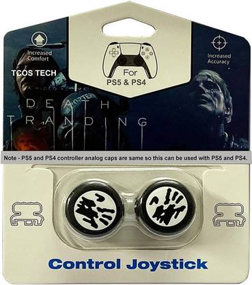 Tech Aura PS5 PS4 Controller FPS Freek Death Stranding War Theme Analog Extenders Thumbstick Thumb Grips for PS5 and PS4 Controller - 2 x Death Stranding Theme Grips  Gaming Accessory Kit