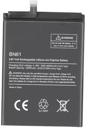 BLACKCLOUD Mobile Battery For  Poco X3 BN61 6000 MAh