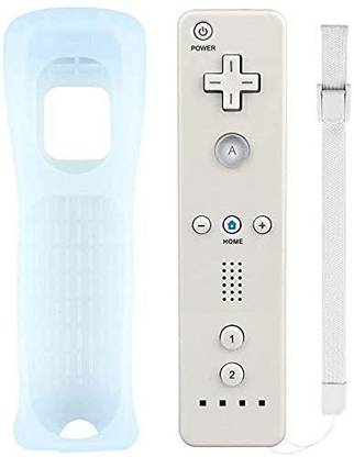 gamenophobia Wii Controller Motion Plus, Remote Motion Controller with Silicon Case Compatible Nintendo Wii and Wii U White  Motion Controller