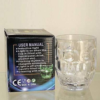 Misaki Auto Color Changing LED Light Glass Coffee Plastic Beer Mug