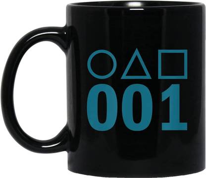 craft maniacs SQUID GAME PLAYER 001 350ML CERAMIC MUG FOR COFFEE/TEA | OFFICIALLY LICENSED SQUID GAME MERCH Ceramic Coffee Mug