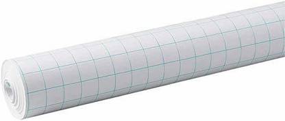 BANSURI ARISTOCRATIC Drawing Book Flip Chart Paper (White) -25 Sheets | Chart Papers Roll | Graph sheets | White Chart Paper 25 MM Grid 74 x 49 cm 80 gsm Graph Paper