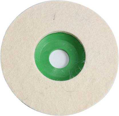 HU CREATIONS 5PCS Wool Felt Polishing Wheel Angle Grinder Buffing pad Flap Disc for Metal Marble Glass Ceramics Metal Polisher