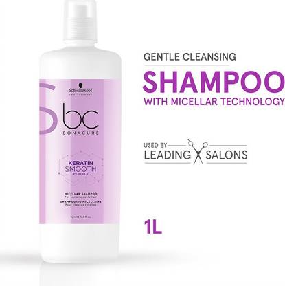Schwarzkopf Professional Bonacure Keratin Smooth Perfect Micellar Shampoo-1000ml