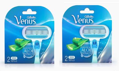 Gillette ALOE ECTRACTS 2 REFILLS PACK F 2