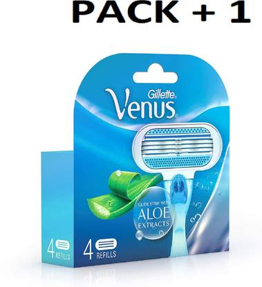 Gillette ALOE ECTRACTS 4 REFILLS PACK O1