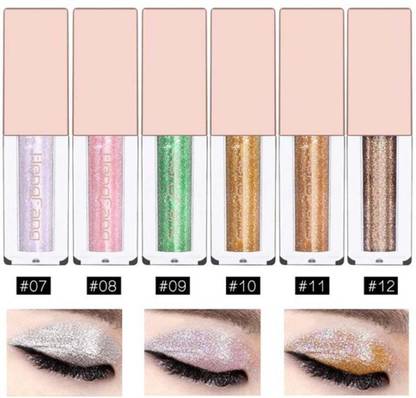 Heng Feng Mineral Shadow Makeup Diamond Pearl Liquid Eye Shadows ( Set of 6) HengFeng-Set B