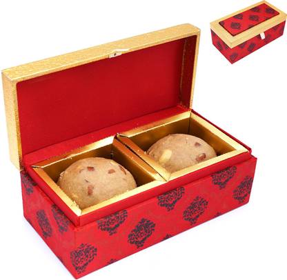 Ghasitaram Gifts 2 Laddoo Box of Panjeeri laddoo Box