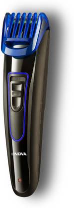 NOVA NHT 1071 Titanium coated USB Trimmer 45 min  Runtime 9 Length Settings