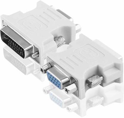 Tobo DVI Cable 0.05 m DVI to VGA Adapter, DVI-I 24+5 to VGA Male to Female Converter