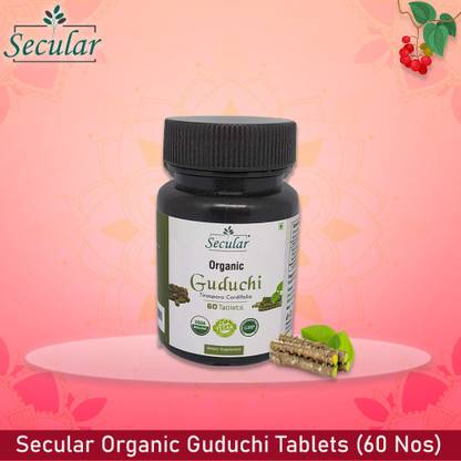 Secular Guduchi Tablets | Great Immune Tablets, Balance Vata/Pitta, 750mg