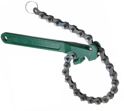Inditrust 12'' inch Auto Oil Filter Key Chain Wrench Chain tool 305 mm Single Sided Adjustable Wrench 305 mm Single Sided Adjustable Wrench