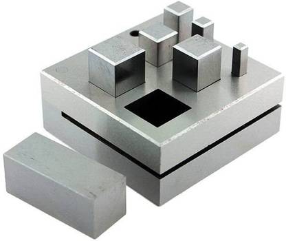 Scorpion Square Disc Cutter Set of 7 Punches Set Sizes 4 to 16mm for Jewellery Making Design Tool