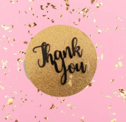 Bakewareind Thank You DIY Cake Embosser Stamps Cookie Press