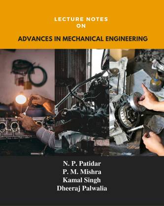 Lecture Notes on Advances in Mechanical Engineering